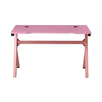 Bureau tour moderne rose bon marché avec base en métal