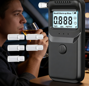 Alcoholímetro Portátil de Alta Precisión con Conexión Bluetooth, Detector Especial para Conducir Bajo los Efectos <span class=keywords><strong>del</strong></span> Alcohol - Product Image 2