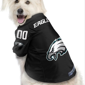 NFL Philadelphia Eagles Winter Print Classic Cómodo Premium Dog Clothe Jersey Team Pet Sport Camiseta - Product Image 1