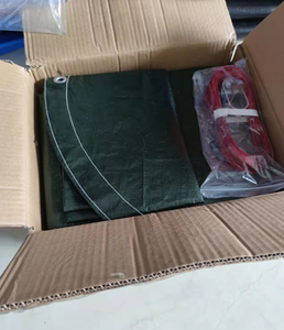 Yinjiang azul 100% tela de poliéster cubierta de <span class=keywords><strong>piscina</strong></span> con cuerda de cubo elegante juego de cubierta de <span class=keywords><strong>piscina</strong></span> - Product Image 5