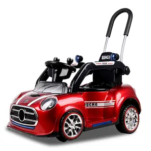 Детская машинка с музыкальным троллейбусом, детский скутер, От 1 до 3 лет четырехколесная игрушка, катание на машине для детей, рождественские подарки, игрушки