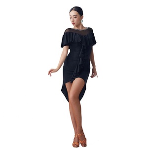 Vestido de Práctica de Baile Latino LP-2002, Nuevo Estándar Nacional, Vestido de Baile de Cha-cha y Bullfight Personalizado para Mujer Adulta en Venta - Product Image 1