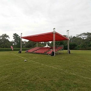 Gradas de estadio de fútbol para espectáculo de coches de 8 filas, andamio, tribuna, membrana de auditorio, estructura de techo, Tribuna exterior, asientos - Product Image 1