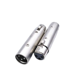 Adaptador de audio de 3 pines CANNON macho a hembra, conector giratorio CANNON hembra recto para extensión de micrófono - Product Image 2