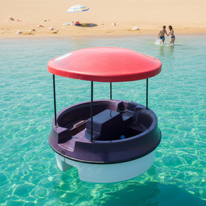 Nouveau design de <span class=keywords><strong>pédalo</strong></span> rond en fibre de verre avec couleur personnalisable, capacité de 5 personnes pour les lacs et les rivières - <span class=keywords><strong>Prix</strong></span> d'usine - Product Image 2