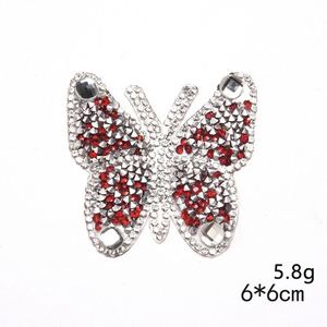 No Minimum Stock Shiny <b>Iron</b> on Rhinestone butterfly Patch Applique for Decoration - Product Image 6