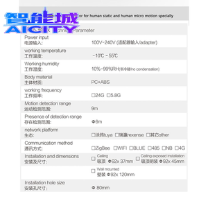 2025ใหม่ล่าสุดเซนเซอร์ตรวจจับการเคลื่อนไหวร่างกายมนุษย์อัจฉริยะใหม่ล่าสุด ZigBee PIR เซ็นเซอร์ตรวจจับการเคลื่อนไหวแบบคงที่และแบบมนุษย์ Tuya ชีวิตอัจฉริยะ - Product Image 6