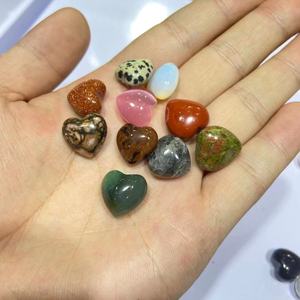 Crystal Mini Heart Natural Stone Mini Heart Healing Stones Craft Gemstones <b>Gifts</b> Crystal Mini Heart - Product Image 3