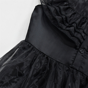 RTS Mom and Me TV & Movie Disfraces Vestido Negro Organza Vestido de lujo Cinturón de regalo - Product Image 6