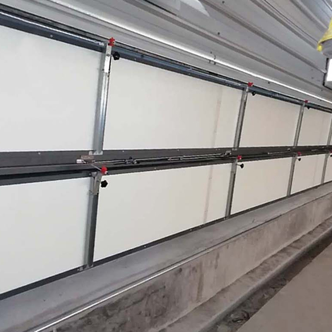 Automatique Volaille D'isolation de Porte de Tunnel/Panneau Mural Système Pour Ferme Avicole