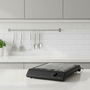 Grille-pain <span class=keywords><strong>horizontal</strong></span> en acier inoxydable pour la maison, moderne, durable, 700W - Product Image 4