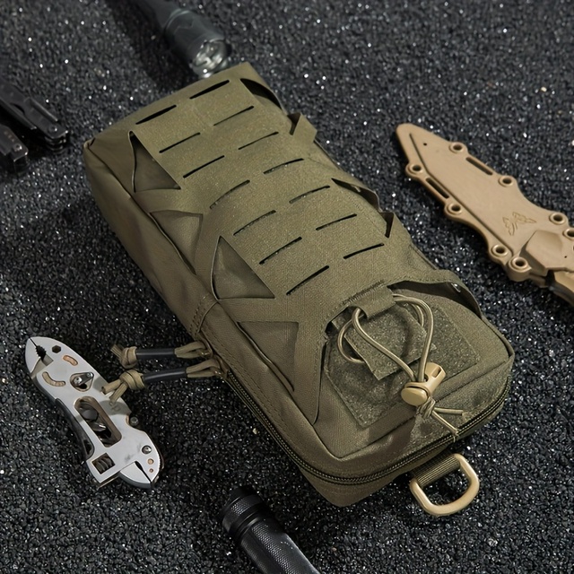 Excellent Tactical Fashion EDC Pouch Molle Utility Tool Organizer Belt Bag Waterproof Nylon Zipper Closure Outdoor Camping Gift