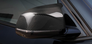 Fibre de carbone sèche pour BMW X3, coque de rétroviseur de style corne de vache, modification de la coque de rétroviseur, protection extérieure en fibre de carbone - Product Image 6