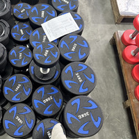 Haltères de musculation pour salle de sport commerciale, de 2,5 kg à 45 kg, équipement de musculation, haltères Hot Wheels, ensemble d'haltères de musculation 20 kg chromé