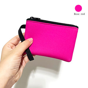 Monedero de Neopreno Personalizado con Logotipo, Mini, Portátil, para Viajes al Aire Libre, Impermeable, Resistente al Desgaste, con Cierre, para Mujer, para Guardar Monedas <span class=keywords><strong>y</strong></span> Llaves - Product Image 2