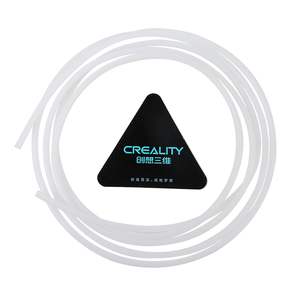 Tube en téflon blanc Creality, 2M, 2.5mm de diamètre intérieur, tube Bowden en PTFE, 40g pour filament de 1.75mm, accessoire d'imprimante 3D - Product Image 1