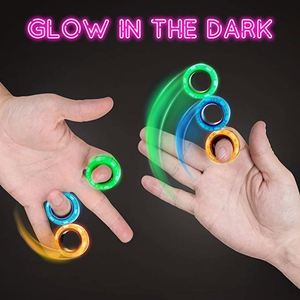 Ensemble personnalisé d'anneaux magnétiques lumineux anti-stress pour adultes et enfants - Product Image 3