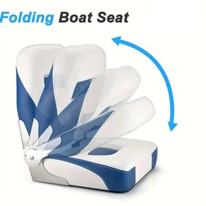 Deluxe Customized Folding <strong>Boat</strong> Marine <strong>Seat</strong> Low Back Waterproof Fishing <strong>Boat</strong> <strong>Seats</strong> With Sponge Padding - Product Image 6
