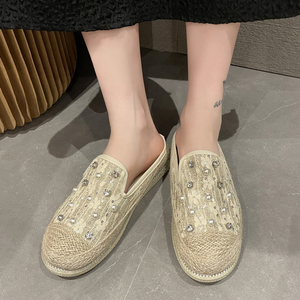 Pearl Fat Shoes Slip On Shoes Mujeres Alpargatas para mujeres - Product Image 2