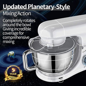 Mélangeur planétaire <span class=keywords><strong>Robot</strong></span> pâtissier moulage sous pression coque métallique 1500W mélangeur alimentaire 360 rotatif 4L/4.5L/5L/5.5L bol mélangeur Gadgets <span class=keywords><strong>de</strong></span> cuisine - Product Image 6