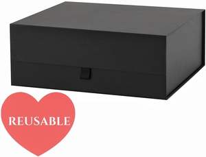 Cajas de Regalo Magnéticas Rojas Plegables al por Mayor, Cajas de Papel Reciclables, Cajas de Embalaje Rígidas con Logotipo Personalizado - Product Image 4