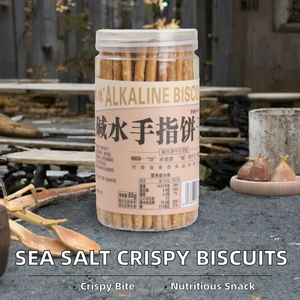 80g bánh quy bột mì nướng ngọt lành mạnh với muối biển giòn giòn trong bao bì túi - Product Image 3