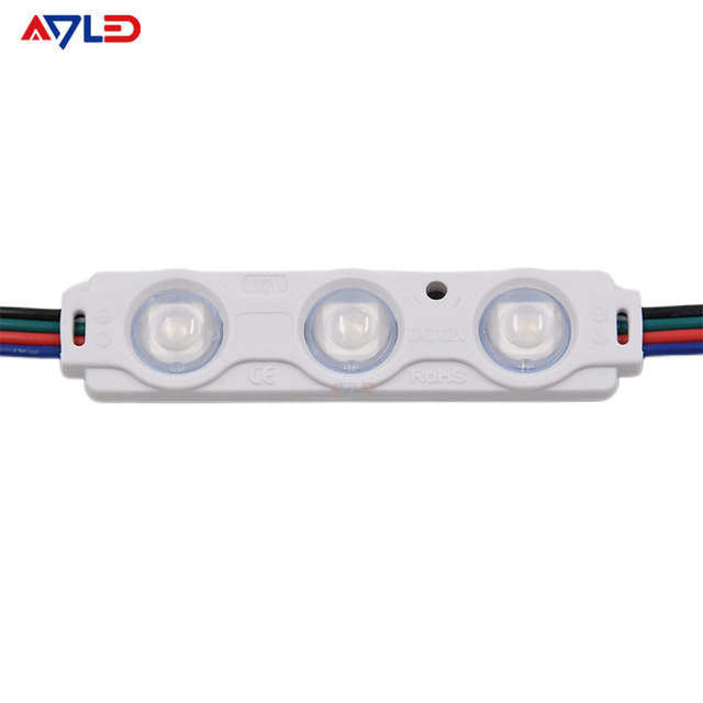 Waterproof 5050 RGB CE Outdoor 3 High Bright 0.72W Injection Channel Letter Backlight SMD RGB Mini Lighting 12V IP67 Led Module