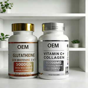 Private Label L-Glutathion Natürliches Nahrungsergänzungsmittel Hautaufhellende Kapseln für Männer Schönheit Aufhellung 60 Kapseln - Product Image 3