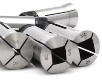 Collets de serrage à ressort de type carré 5C en acier 65Mn avec précision de 0,005 mm, norme ISO9001, dureté HRC48-55 pour machines-outils de tournage