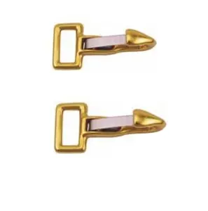 Square Eye Soild Brass Spring Snap Hooks