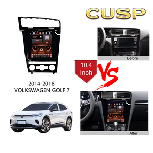 Top ventes multimédia GPS Navigation 10.4 pouces écran voiture stéréo Radio voiture jouer vidéo jouer pour VW <span class=keywords><strong>GOLF</strong></span> 7 2014-2018 - Product Image 4