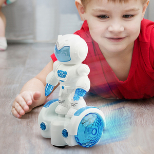 Braccio Robotico Intelligente per Bambini, Robot Danzante Elettrico Educativo in Plastica con Luci e Musica, Giocattolo Musicale che Gioca il Ruolo di Poliziotto - Product Image 3