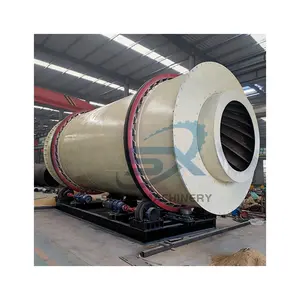 5-100TPH Small Sand Dryer Machine Single Cylinder Rotary Drum 3 Cylinder Sand Dryer for Industrial Factory Price