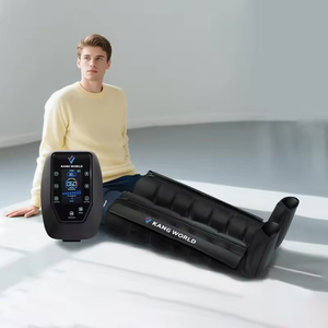Bottes de massage pour les jambes CE Smart à 8 chambres de compression d'air séquentielle pour la récupération sportive, le bien-être et l'utilisation à domicile OEM ODM - Product Image 1