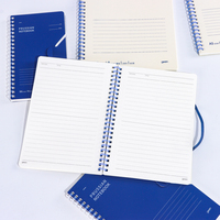Logo personnalisé B6 non daté papier ligné large bureau écriture en spirale Composition carnet de notes pour cahier de bureau