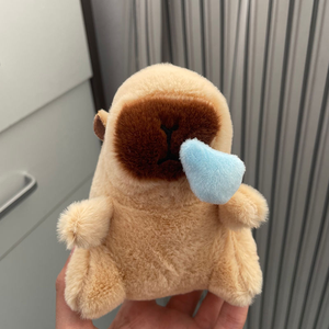 Porte-clés personnalisé en coton PP Capybara, poupée en peluche, pendentif de dessin animé pour enfants et adultes - Product Image 5