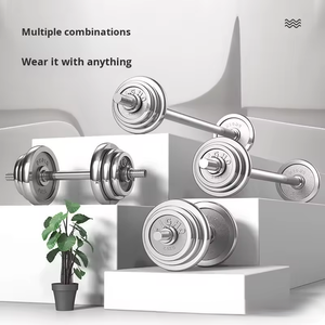 Haltères galvanisées Plaques <span class=keywords><strong>d</strong></span>'haltères <span class=keywords><strong>d</strong></span>étachables en fonte solide Durable Écologique Unisexe <span class=keywords><strong>Poids</strong></span> de bras pondérés 2.5kg-20kg - Product Image 5