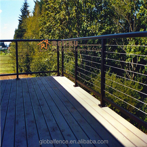 Reilbu Hot Sale House Railing Cable Railing <strong>Stainless</strong> <strong>Steel</strong> Post Aluminium Post Anti-rust Modern Look <strong>Handrail</strong> - Product Image 6