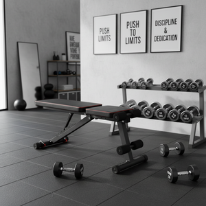 <span class=keywords><strong>Banc</strong></span> de musculation pliable et réglable pour usage domestique avec fonctions d'entraînement abdominal et de press à la poitrine pour la musculation unisexe - Product Image 4