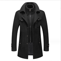Manteau d'hiver pour homme Kaleo, nouvelle conception de haute qualité, en laine, imperméable, réversible, épais, long, écologique, respirant, pour l'extérieur