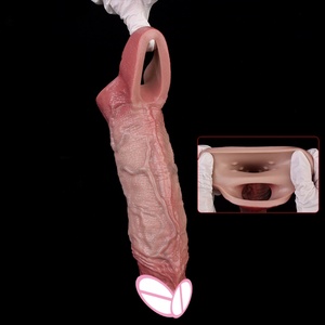 Extensor de Pene Masculino de 18.8 cm con 10 Modos, Vibrador Realista Recargable con Control Remoto para Hombres y Parejas, para la Erección - Product Image 2