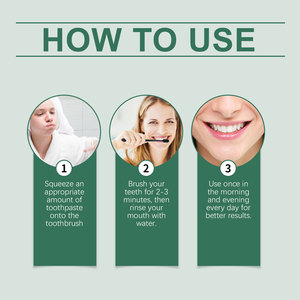 Dentifrice blanchissant à base de plantes de haute qualité 100g pour adultes Utilisation à domicile portable Soins personnels - Product Image 6