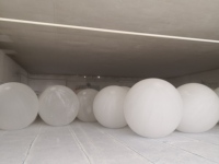 Ballon météo gonflable blanc personnalisé de haute qualité 300g 120 pouces/96 pouces en latex épaissi extra large