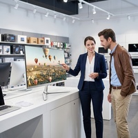 Precio de Fábrica, PC Todo en Uno LCD de 24 Pulgadas, Intel Core I3/i5/i7, Doble Núcleo, RAM DDR3/DDR4 de 8GB/4GB, SSD de 256GB/128GB