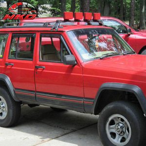 สำหรับรถจี๊ปเชอโรกี XJ BJ ปี 1984-2001 ชุดบังแดดหน้าต่าง 4 ชิ้น ป้องกันแดด ฝน และลม - Product Image 2