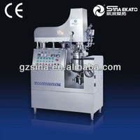 Homogeneizador automático de emulsión al vacío con bomba de motor de corriente continua para loción facial y corporal, producción de cremas cosméticas, 500L