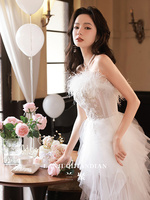 Nouvelle Robe de Soirée 2023 Sans Manches Épaules Dénudées Broderie Patchwork Taille Naturelle Longueur Cheville Robe de Bal