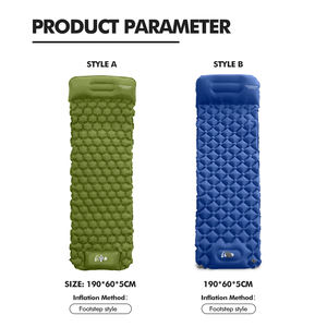 KingGear Materassino da Campeggio Gonfiabile in TPU Compatto e Ultraleggero con Pompa a Piede Integrata Tappetino da Campeggio - Product Image 3