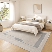 Tapis Wilton moderne abstrait en peluche douce anti-bruit, directement de l'usine, pour chambre à coucher et salon