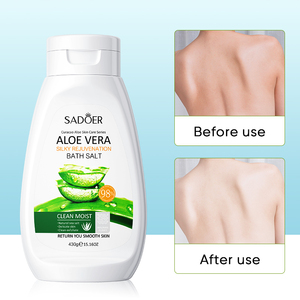 Nouveau Sel de Bain Exfoliant SADOER à l'Aloe Vera pour une Peau Douce et Soyeuse, Nettoyant Corporel Stérilisant - Product Image 2